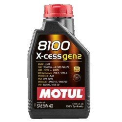 MOTUL 8100, X-CESS GEN2 Λάδι κινητήρα
5W-40, 1l MOTUL 8100, X-CESS GEN2 Λάδι κινητήρα
5W-40, 1l