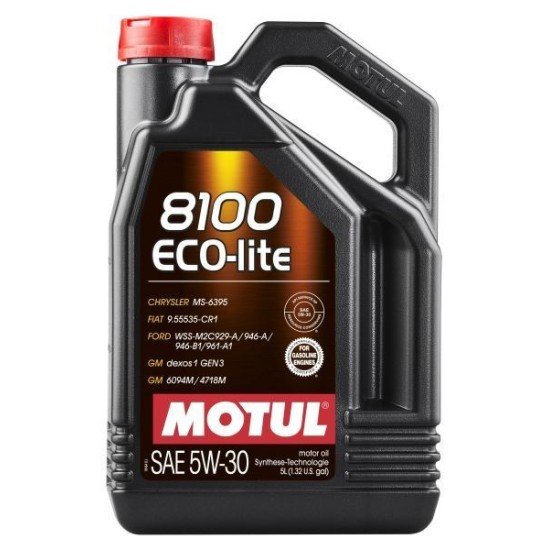 MOTUL 8100, ECO-LITE Λάδι κινητήρα
5W-30, 5l MOTUL 8100, ECO-LITE Λάδι κινητήρα
5W-30, 5l