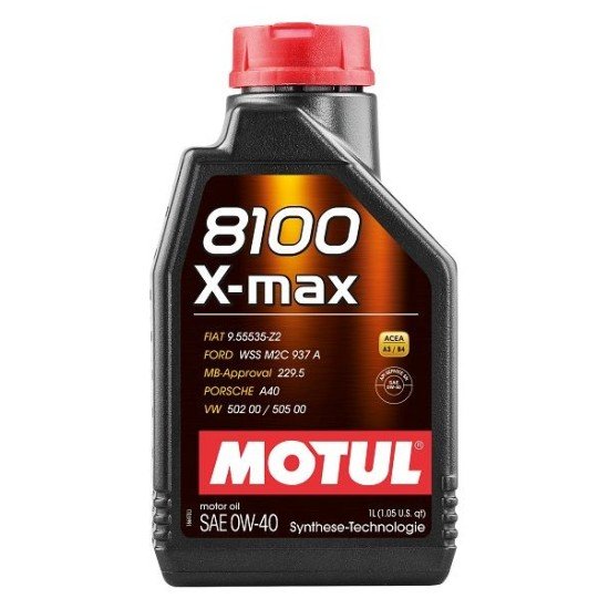 MOTUL 8100, X-MAX Λάδι κινητήρα
0W-40, 1l MOTUL 8100, X-MAX Λάδι κινητήρα
0W-40, 1l