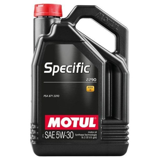 MOTUL SPECIFIC, 2290 Λάδι κινητήρα
5W-30, 5l MOTUL SPECIFIC, 2290 Λάδι κινητήρα
5W-30, 5l