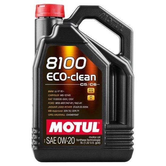 MOTUL 8100, Eco-clean Λάδι κινητήρα
0W-20, 5l MOTUL 8100, Eco-clean Λάδι κινητήρα
0W-20, 5l