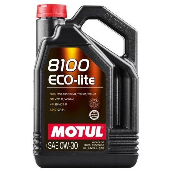 MOTUL 8100, ECO-LITE Λάδι κινητήρα
0W-30, 5l MOTUL 8100, ECO-LITE Λάδι κινητήρα
0W-30, 5l
