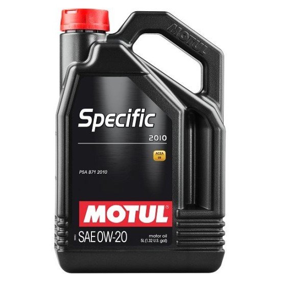 MOTUL Specific, 2010 Λάδι κινητήρα
0W-20, 5l MOTUL Specific, 2010 Λάδι κινητήρα
0W-20, 5l