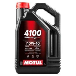 MOTUL 4100, Syn-nergy Spec Λάδι κινητήρα
10W-40, 4l, Συνθετικό λάδι HC (υδρογονοπυρολυμένο) MOTUL 4100, Syn-nergy Spec Λάδι κινητήρα
10W-40, 4l, Συνθετικό λάδι HC (υδρογονοπυρολυμένο)