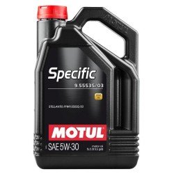 MOTUL Specific, FPW9.55535/03 Λάδι κινητήρα
5W-30, 5l MOTUL Specific, FPW9.55535/03 Λάδι κινητήρα
5W-30, 5l