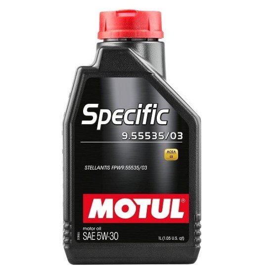 MOTUL Specific, FPW9.55535/03 Λάδι κινητήρα
5W-30, 1l MOTUL Specific, FPW9.55535/03 Λάδι κινητήρα
5W-30, 1l