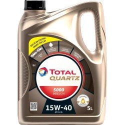 Oρυκτέλαιο TotalEnergies Quartz 5000 Diesel 15W40 5L 2148644 Oρυκτέλαιο TotalEnergies Quartz 5000 Diesel 15W40 5L 2148644