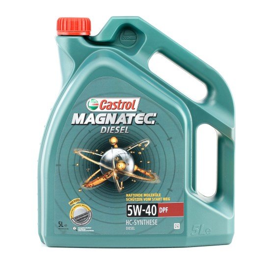 CASTROL Magnatec, Diesel DPF Λάδι κινητήρα
5W-40, 5l, Συνθετικό λάδι CASTROL Magnatec, Diesel DPF Λάδι κινητήρα
5W-40, 5l, Συνθετικό λάδι