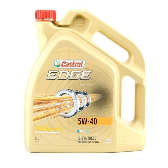 CASTROL EDGE Λάδι κινητήρα
5W-40, 5l, Συνθετικό λάδι CASTROL EDGE Λάδι κινητήρα
5W-40, 5l, Συνθετικό λάδι