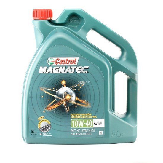 CASTROL Magnatec, A3/B4 Λάδι κινητήρα
10W-40, 5l, εν μέρει συνθετικό λάδι CASTROL Magnatec, A3/B4 Λάδι κινητήρα
10W-40, 5l, εν μέρει συνθετικό λάδι