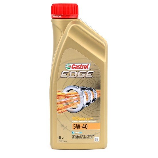 CASTROL EDGE Λάδι κινητήρα
5W-40, 1l, Πλήρως συνθετικό λάδι CASTROL EDGE Λάδι κινητήρα
5W-40, 1l, Πλήρως συνθετικό λάδι