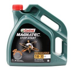 CASTROL Magnatec, Stop-Start C3 Λάδι κινητήρα
5W-30, 4l, Συνθετικό λάδι CASTROL Magnatec, Stop-Start C3 Λάδι κινητήρα
5W-30, 4l, Συνθετικό λάδι