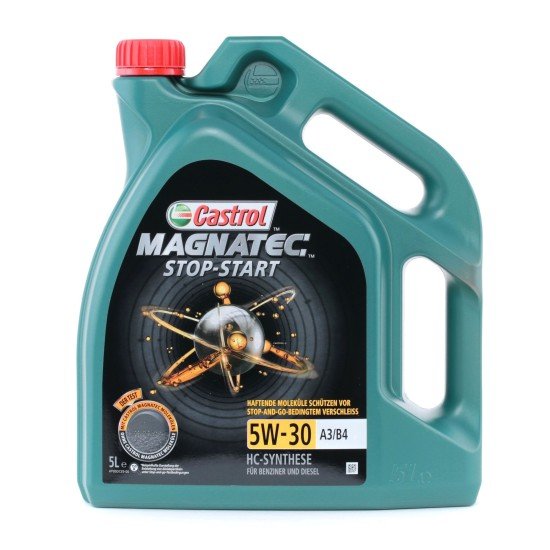 CASTROL Magnatec, Stop-Start A3/B4 Λάδι κινητήρα
5W-30, 5l, Πλήρως συνθετικό λάδι CASTROL Magnatec, Stop-Start A3/B4 Λάδι κινητήρα
5W-30, 5l, Πλήρως συνθετικό λάδι