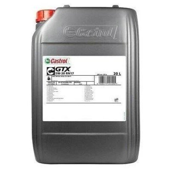 CASTROL GTX, RN17 Λάδι κινητήρα
5W-30, 20l, Συνθετικό λάδι CASTROL GTX, RN17 Λάδι κινητήρα
5W-30, 20l, Συνθετικό λάδι