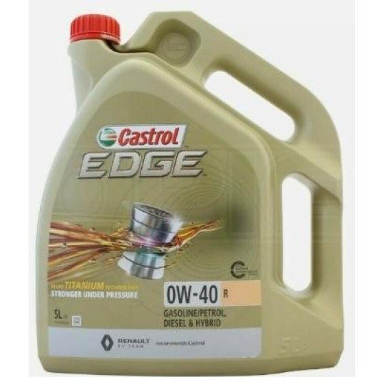 CASTROL EDGE , R Λάδι κινητήρα
0W-40, 5l CASTROL EDGE , R Λάδι κινητήρα
0W-40, 5l