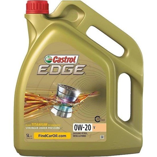 CASTROL EDGE, V Λάδι κινητήρα
0W-20, 5l CASTROL EDGE, V Λάδι κινητήρα
0W-20, 5l