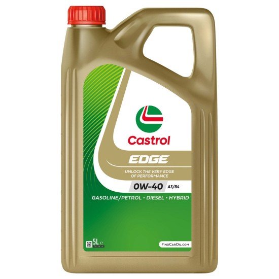 CASTROL EDGE, A3/B4 Λάδι κινητήρα
0W-40, 5l CASTROL EDGE, A3/B4 Λάδι κινητήρα
0W-40, 5l
