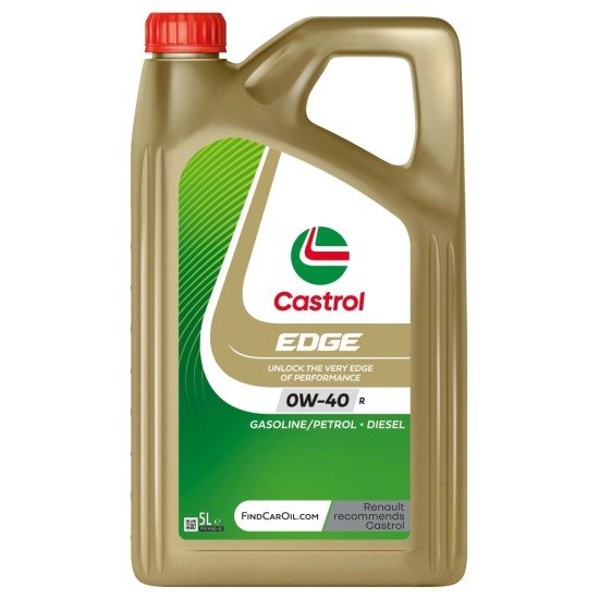 CASTROL EDGE , R Λάδι κινητήρα
0W-40, 5l, Συνθετικό λάδι CASTROL EDGE , R Λάδι κινητήρα
0W-40, 5l, Συνθετικό λάδι