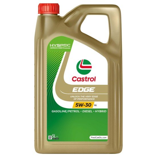 CASTROL EDGE, LL Λάδι κινητήρα
5W-30, 5l CASTROL EDGE, LL Λάδι κινητήρα
5W-30, 5l
