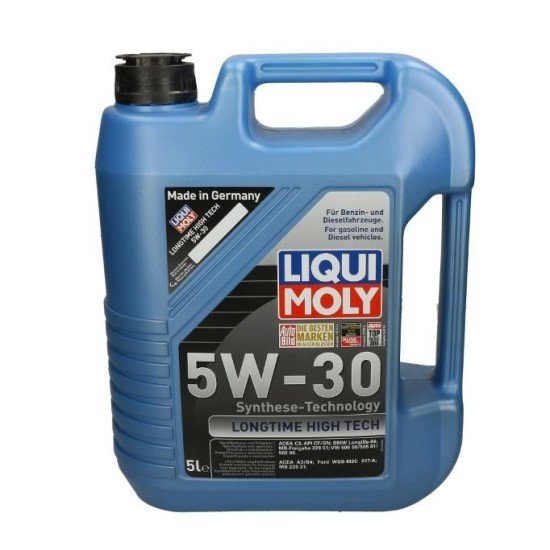 LIQUI MOLY Longtime, High Tech Λάδι κινητήρα
5W-30, 5l, Συνθετικό λάδι LIQUI MOLY Longtime, High Tech Λάδι κινητήρα
5W-30, 5l, Συνθετικό λάδι