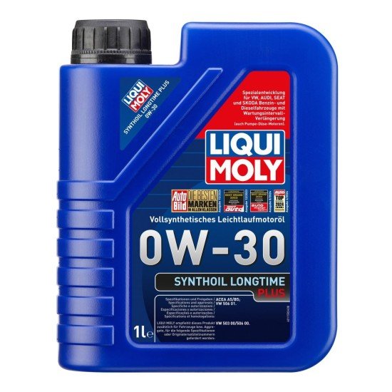 LIQUI MOLY Synthoil, Longtime Plus Λάδι κινητήρα
0W-30, 1l, Συνθετικό λάδι LIQUI MOLY Synthoil, Longtime Plus Λάδι κινητήρα
0W-30, 1l, Συνθετικό λάδι