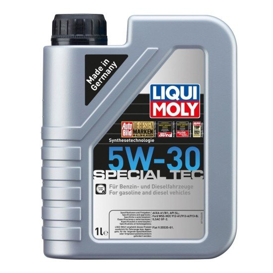 LIQUI MOLY Special Tec Λάδι κινητήρα
5W-30, 1l LIQUI MOLY Special Tec Λάδι κινητήρα
5W-30, 1l