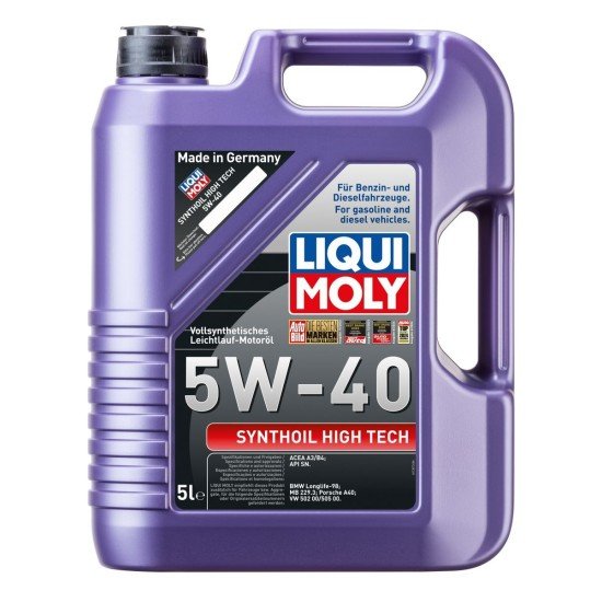 LIQUI MOLY Synthoil, High Tech Λάδι κινητήρα
5W-40, 5l, Συνθετικό λάδι LIQUI MOLY Synthoil, High Tech Λάδι κινητήρα
5W-40, 5l, Συνθετικό λάδι