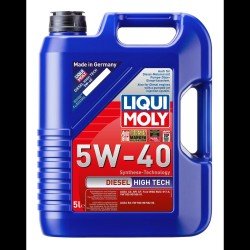 LIQUI MOLY Diesel, High Tech Λάδι κινητήρα
5W-40, 5l, εν μέρει συνθετικό λάδι LIQUI MOLY Diesel, High Tech Λάδι κινητήρα
5W-40, 5l, εν μέρει συνθετικό λάδι