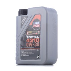 LIQUI MOLY Top Tec, 4310 Λάδι κινητήρα
0W-30, 1l LIQUI MOLY Top Tec, 4310 Λάδι κινητήρα
0W-30, 1l