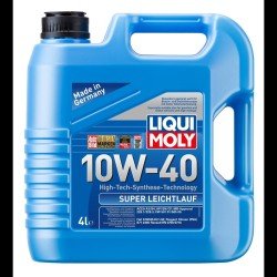 LIQUI MOLY Leichtlauf, Super Λάδι κινητήρα
10W-40, 4l, εν μέρει συνθετικό λάδι LIQUI MOLY Leichtlauf, Super Λάδι κινητήρα
10W-40, 4l, εν μέρει συνθετικό λάδι