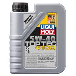 LIQUI MOLY Top Tec, 4100 Λάδι κινητήρα
5W-40, 1l, Συνθετικό λάδι LIQUI MOLY Top Tec, 4100 Λάδι κινητήρα
5W-40, 1l, Συνθετικό λάδι