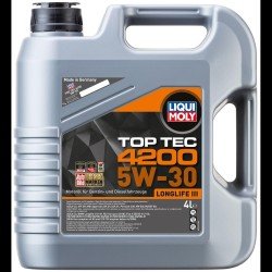 LIQUI MOLY Top Tec, 4200 Λάδι κινητήρα
5W-30, 4l LIQUI MOLY Top Tec, 4200 Λάδι κινητήρα
5W-30, 4l