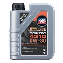 LIQUI MOLY Top Tec, 4310 Λάδι κινητήρα
0W-30, 1l LIQUI MOLY Top Tec, 4310 Λάδι κινητήρα
0W-30, 1l