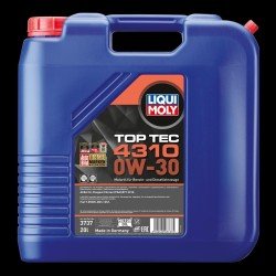LIQUI MOLY Top Tec, 4310 Λάδι κινητήρα
0W-30, 20l LIQUI MOLY Top Tec, 4310 Λάδι κινητήρα
0W-30, 20l