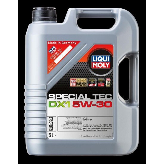 LIQUI MOLY Special Tec, DX1 Λάδι κινητήρα
5W-30, 5l LIQUI MOLY Special Tec, DX1 Λάδι κινητήρα
5W-30, 5l