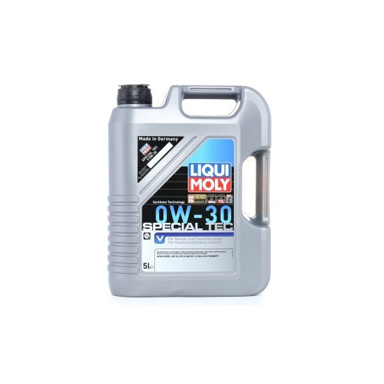 LIQUI MOLY Special Tec, V Λάδι κινητήρα
0W-30, 5l LIQUI MOLY Special Tec, V Λάδι κινητήρα
0W-30, 5l
