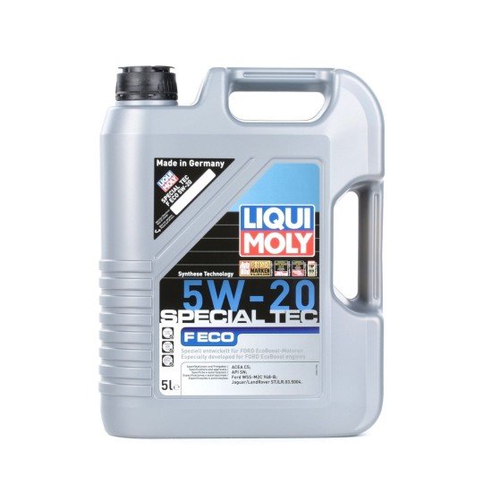 LIQUI MOLY Special Tec, F ECO Λάδι κινητήρα
5W-20, 5l LIQUI MOLY Special Tec, F ECO Λάδι κινητήρα
5W-20, 5l