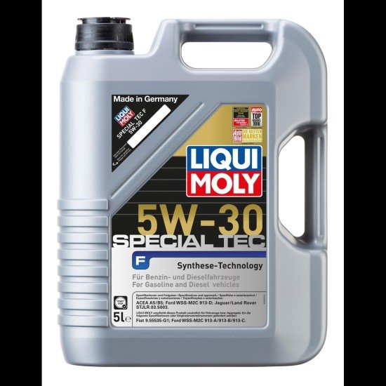 LIQUI MOLY Special Tec, F Λάδι κινητήρα
5W-30, 5l LIQUI MOLY Special Tec, F Λάδι κινητήρα
5W-30, 5l