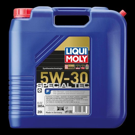 LIQUI MOLY Special Tec, F Λάδι κινητήρα
5W-30, 20l LIQUI MOLY Special Tec, F Λάδι κινητήρα
5W-30, 20l