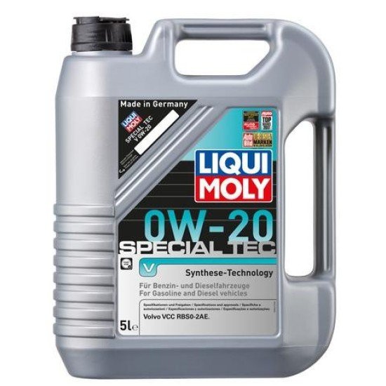 LIQUI MOLY Special Tec, V Λάδι κινητήρα
0W-20, 5l, Συνθετικό λάδι LIQUI MOLY Special Tec, V Λάδι κινητήρα
0W-20, 5l, Συνθετικό λάδι