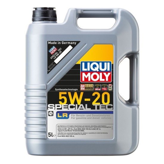 LIQUI MOLY Special Tec, LR Λάδι κινητήρα
5W-20, 5l LIQUI MOLY Special Tec, LR Λάδι κινητήρα
5W-20, 5l