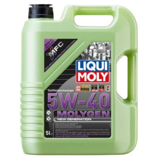 LIQUI MOLY Molygen , New Generation Λάδι κινητήρα
5W-40, 5l LIQUI MOLY Molygen , New Generation Λάδι κινητήρα
5W-40, 5l