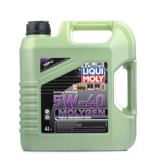 LIQUI MOLY Molygen, New Generation Λάδι κινητήρα
5W-40, 4l LIQUI MOLY Molygen, New Generation Λάδι κινητήρα
5W-40, 4l
