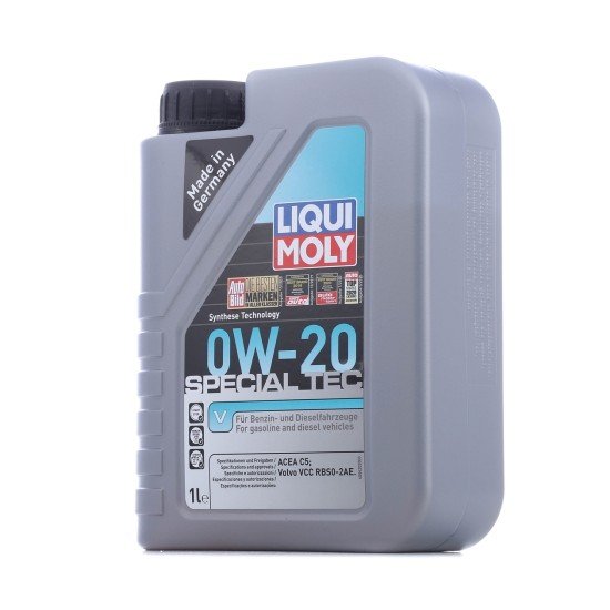 LIQUI MOLY Special Tec, V Λάδι κινητήρα
0W-20, 1l, Συνθετικό λάδι LIQUI MOLY Special Tec, V Λάδι κινητήρα
0W-20, 1l, Συνθετικό λάδι