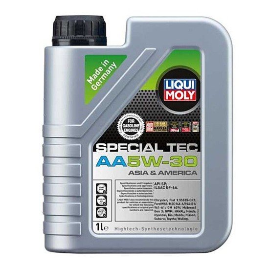 LIQUI MOLY Special Tec, AA Λάδι κινητήρα
5W-30, 1l LIQUI MOLY Special Tec, AA Λάδι κινητήρα
5W-30, 1l