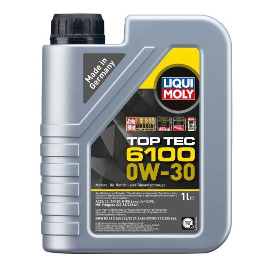 LIQUI MOLY Top Tec, 6100 Λάδι κινητήρα
0W-30, 1l LIQUI MOLY Top Tec, 6100 Λάδι κινητήρα
0W-30, 1l
