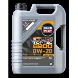 LIQUI MOLY Top Tec, 6200 Λάδι κινητήρα
0W-20, 1l LIQUI MOLY Top Tec, 6200 Λάδι κινητήρα
0W-20, 1l
