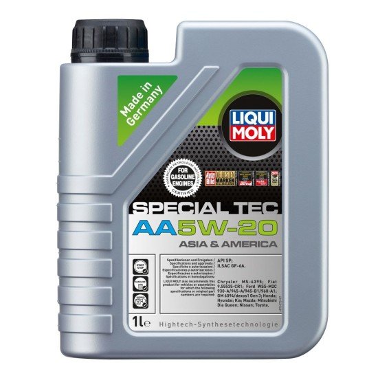 LIQUI MOLY Special Tec, AA Λάδι κινητήρα
5W-20, 1l LIQUI MOLY Special Tec, AA Λάδι κινητήρα
5W-20, 1l
