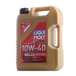 LIQUI MOLY Leichtlauf, Diesel Λάδι κινητήρα
10W-40, 5l, εν μέρει συνθετικό λάδι LIQUI MOLY Leichtlauf, Diesel Λάδι κινητήρα
10W-40, 5l, εν μέρει συνθετικό λάδι