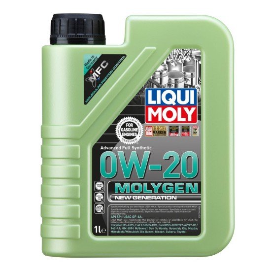 LIQUI MOLY Molygen, New Generation Λάδι κινητήρα
0W-20, 1l, Πλήρως συνθετικό λάδι LIQUI MOLY Molygen, New Generation Λάδι κινητήρα
0W-20, 1l, Πλήρως συνθετικό λάδι